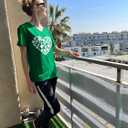 St. Patrick Day Shirt Women Irish Shamrock Shirts Patrick Clover Tshirt Shenanigans Lucky Tops (XL)