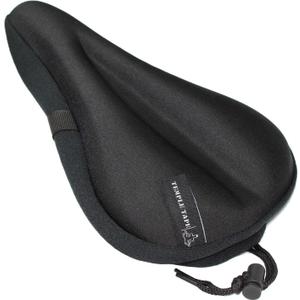 Temple Tape Ultra Gel Bike Seat Cushion - Extra Soft Bicycle Saddle Cover for Spin, Exercise Stationary Bikes and Outdoor Biking - Premium Accessories for Comfort While Cycling ("Premium Elite Series") Temple Tape Ultra Gel Bike Seat Cushion - Extra Soft Bicycle Saddle Cover for Spin, Exercise Stationary Bikes and Outdoor Biking - Premium Accessories for Comfort While Cycling ("Premium Elite Series")