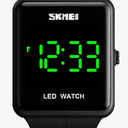 Gosasa Large Face LED Digital Watch Date Time 3Bar Waterproof Wristwatch Men Women Sports Watches