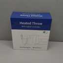 Heated Blanket Throw Size Fast Warming Heating Electric Throw Blanket with 6 Heat Settings & 4 Hours Auto-Off, Ideal Gift for Her, 50"x60", London Grey