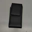 for Motorola Moto G 5G 2025 2024 G Power 2025 2024 2023 G Stylus 5G 2025 2024 Cell Phone Holster Holder Belt Clip Case PU Leather Pouch for Samsung Galaxy S25 S24 S23 Ultra (Black2, XL)