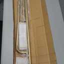 Antique Gold Curtain Rods 2 Pack, Single Curtain Rod for Window 48-84 Inch, Room Darkening Wrap Around Window Curtain Rods, Adjustable 1-Inch Telescoping Drapery Rod