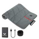 Portable Heating Pad with Battery, Weighted Heating Pad with 3 Heat Levels, Electric Cordless Heat Pad for Back, Neck, Shoulder, Abdomen, Leg, 12"x24", Indoor & Outdoor Travel, Gifts for Women Men