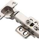 ANGSTROM 10-Pack Frameless Concealed Cabinet Hinges, Soft-Close, 2D Adjustable (Full-Overlay)