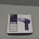 KMM Handheld Car Vacuum Cleaner, 9000Pa Vacuum Cleaner and Air Duster, 120W High Power Hand Held Vacuum with LED Light and Multi-Nozzles for Car, Home, Office, Pet (Blue)