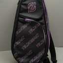 2-in-1 Detachable Pickleball & Paddle Bag for Men Women | Thermal Foil Insulated Racket Compartment | Outdoor & Gym (Black Purple)