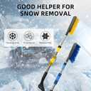 32" Telescoping Snow Brush for Car with Detachable Handle  an Extra-Wide Snow Brush and Ice Scraper for Car Windshield Window. The Ultimate Snow Scraper Brush for SUV & Trucks.