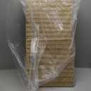 Handwoven Paper Woven Cube Basket Organizer with Handles set of 4 Foldable Storage baskets for Bedroom Living Room Cubby Storage Units for Clothes Books Toys (Natural, 13" L x 13" W x 13" H)