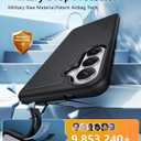 FNTCASE for Samsung Galaxy S26 Case: [Compatible with Magsafe] [Magnetic Phone Cover with Screen Protector] Military Grade Drop Protection Anti-Slip Anti-Fingerprint Dual Layer Shockproof (Magnetic)
