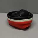 3 PCS Foldable Silicone Liners for Kitchenaid Tilt-Head 5 QT Mixer - Dishwasher-Safe Food-Grade Silicone Bowl Insert - Simple to Use Mixer Accessories for Effortless Baking Prep (Black+Off-White+Red)