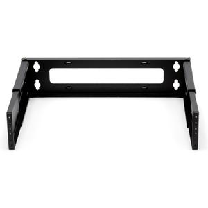 2U Patch Panel Bracket Wall Mount Rack for 19 Networking Equipment, Expandable Depth 9.5 to 15.5, Rack Mount, 20lbs Capacity, Perfect for Servers, Sound & Security Equipment! (2U)