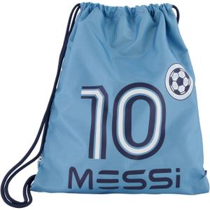 Messi Boys' Lifestyle Drawstring Bag, Side Pocket & Comfortable Straps, Argentina Blue, One Size Messi Boys' Lifestyle Drawstring Bag, Side Pocket & Comfortable Straps, Argentina Blue, One Size