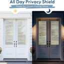 rabbitgoo Frosted Window Film, Static Cling, Wave Pattern, 23.6" x 78.7"