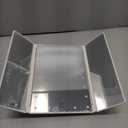 HUONUL Makeup Mirror, Vanity Mirror with Lights, 2X/3X/10X Magnification, Touch Control, Trifold, Dual Power Supply, Valentines Day Gifts for Her,Gifts for Women, Wife, Mom, Girls,Dorm Room Essentials (White)