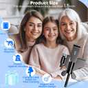 3 x Black Portable Door Lock Home Security Door Locker Travel Lockdown Locks for Additional Safety and Privacy Perfect for Traveling Hotel Home Apartment College (1 Pack)