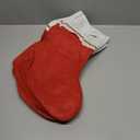 Windy City Novelties 12 Pack Red Felt 15" Christmas Holiday Stockings in Bulk - Customizable for Classrooms, Offices & Homes