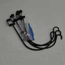 Deck Hook for Railing 4 Pack Deck Bird Feeder Pole with 2.2 Inch Strengthened Clamp for Hanging Bird Feeders, Lanterns, Wind Chimes, Flower and Plant Baskets