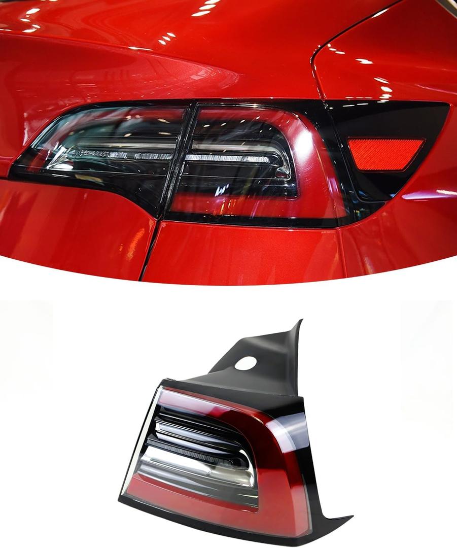 Rear Outer Tail Light Assembly Led Lamp for Tesla Model 3, Brake Turn Signal Tail Lamp Reversing Light Brake Light for Tesla 2017-2020 (Right)