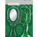 3 Set Vintage Mirror Comb Set, Vanity Makeup Mirror Travel Portable Cosmetic Mirror Decorative Beauty Mirror, for Mom Women