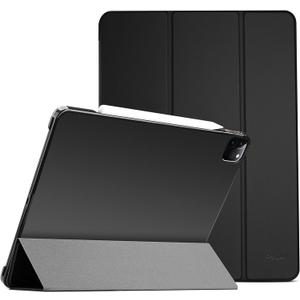 ProCase Smart Case for iPad Pro 12.9 2022/2021/2020/2018, Slim Stand Hard Back Shell Smart Cover for iPad Pro 12.9" 6th Gen/5th Gen/4th Gen/3rd Gen -Black