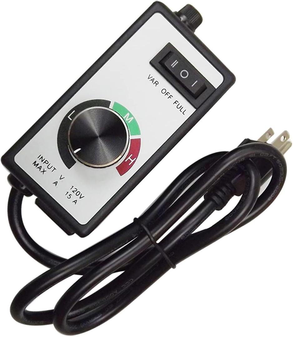 Router Fan Variable Speed Controller Replacement for Electric Motor Rheostat Alternating Current 120V