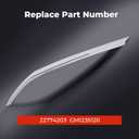 KARPAL Hood Molding Trim Moulding Chrome Compatible with 2010-2016 SRX 22774203 GM1235120