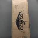 COBIZI 10x10 Pop Up Canopy Tent, Outdoor Party Tent with 4 Sidewall One Push Setup Glow, 3 Adjustable Height Air Vent Waterproof UPF50+, Bag, 4 Sandbag, 8 Stake, 4 Rope for Beach, Commercial (Black)