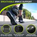 ProsourceFit Ankle/Wrist and Arm/Leg Weights Set of 2, Adjustable Strap 1 lb-5 lb, Adjustable Weight 15 lb, 10 lb, 7 lb for Men and Women