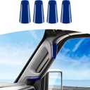 RT-TCZ for Jeep JL A Pillar Grab Handles Cover Trim Blue for Jeep Wrangler JL JLU Gladiator JT 2 Door 2018-2023 Blue Interior Accessories