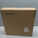 Illuminated Large Metal Outdoor Clocks Waterproof 15 Inches with AI Auto Light Smart Sensor,Large Indoor Outdoor Wall Clocks with Thermometer & Hygrometer for Patio, Pool, Garden,Porch (Oil Rubbed Bronze)