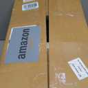 downluxe Indoor Chair Cushions for Dining Chairs, Tufted Overstuffed Textured Foam Kitchen Chair Pads with Ties and Non-Slip Backing, 15.5" x 15.5" x 4", Brown, 6 Pack