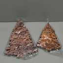 Honoson 2 Pieces Christmas Nativity Scene Table Decor Wooden Christmas Tree Table Centerpieces Rustic Jesus Nativity Set with Light Farmhouse Wood Tree Tabletop Sign for Xmas Home Tiered Decor