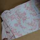 Laura Ashley - Queen Cotton Quilt with Shams, Reversible 3-Piece Bedding
100% Cotton Cover, Cotton Blend Fill, Prewashed Softness, Matching Shams Included, Medium Weight, Machine Washable