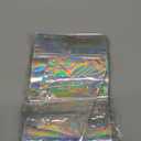 Smell Proof Bags & Resealable Foil Pouch Mylar Sample Bag Great for Party Favor Food Storage (Holographic Color) (50Pcs-5.5x8 Inch)