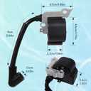 4229 400 1300 Ignition Coil Module for Stihl BG55 BG65 BG85 B G45 BG46 BR45 SH55 SH85 Blower Replace 42294001300 4229-400-1300