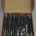 Ravinte 30 Pack 6 Inch Cabinet Pulls Matte Black Kitchen Cabinet Hardware Cupboard Handles with Square Base 6" Length,3.75" Hole Center