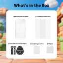 2 x for Switch 2 Screen Protector - Shatterproof Tempered Glass with Auto-Dust Removal, Zero Bubbles Auto-Alignment, Anti-Scratch Glass Film for Switch 2 (2025) Accessories, 2 PCS