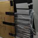 Fairy Baby 38" Extra Tall Dog Gate for Stairs, 59.9"-65.3" Extra Wide Large Walk Thru Baby Gate for Doorway, Long Safety Child Toddler Gate, Metal Auto Close Puppy Cat Gate for the House, Black