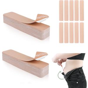 50 Pcs Tummy Tape Pre Cut Belly Tape Back Fat Tape Kinesiology Lift Body Tape Elastic Skin Tape for Leg Stoma Backless Dresses Wedding Pregnancy 50 Pcs Tummy Tape Pre Cut Belly Tape Back Fat Tape Kinesiology Lift Body Tape Elastic Skin Tape for Leg Stoma Backless Dresses Wedding Pregnancy