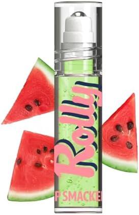 Lip Smacker Rolly Lip Gloss, Classic Roller-Ball Design for a Cooling Sensation, Hydrating & Moisturizing Shine - Watermelon