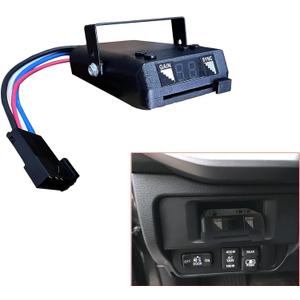 Towpower 8507111 Time-Delayed Electric Trailer Brake Controller, Brakeman IV Digital Brake Control, Control for 1 to 4 Axle Trailers