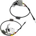 Rear Door Latch w/Cabel for Ford F150 1997-2004, Left and Right 2 Pack, Fit Rear Driver and Pasenger Doors and Upper Position 6L3Z-18264A26-A 6L3Z-18264A27-A