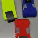 likloks Light Compression Socks (815 mmHg)  Cushioned, Arch Support, Breathable  Sports Knee High Socks Red/Yellow/Blue  3 Pairs, S/M