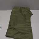 MIULEE 2 Panels Solid Color Sheer Window Curtains Elegant Window Voile Panels/Drapes/Treatment for Bedroom Living Room (54X84 Inches Olive Green)