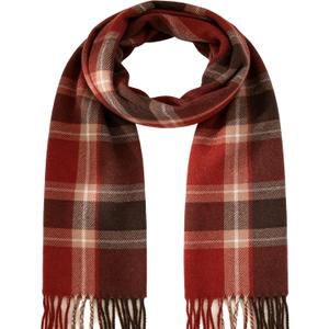 Classic Buffalo-Check Narrow Scarf for Women Men Winter Scarves Scottish Tartan Plaid Scarf Soft Warm Feel 14X78in