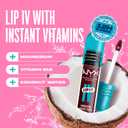 NYX PROFESSIONAL MAKEUP Lip IV Hydrating Glossy Lip Stain with 12HR Hydration - Mauve N Moist (Purple)