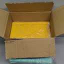 Desk Organizer with Drawers, Stackable Storage Drawers with Compartments Desktop Organization for Office Supplies, Makeup, Pencils, Tape, Erasers, Paperclips, Chargers (4 Pack) (Orange+Green+Yellow+Grey)