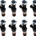 Fuel Injector 2 Holes 8Pcs | 4.8L 5.3L 6.0L Engine | for 2001-2007 Chevy Silverado Suburban Tahoe GMC Sierra Yukon Cadillac Escalade & More | Replace# 25317628, 17113698, 17113553, FJ315, FJ10062