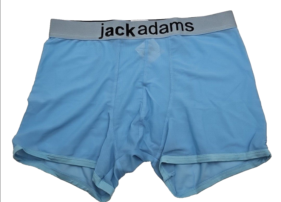 Jack Adams Men's Mesh Boxer Brief, Large