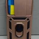 SunStory Phone Case for Samsung Galaxy S23 Plus Case with HD Screen Protector & Kickstand & Slide Camera Cover, [ Military-Grade ] Phone Case for Galaxy S23 Plus 6.6", Rosegold